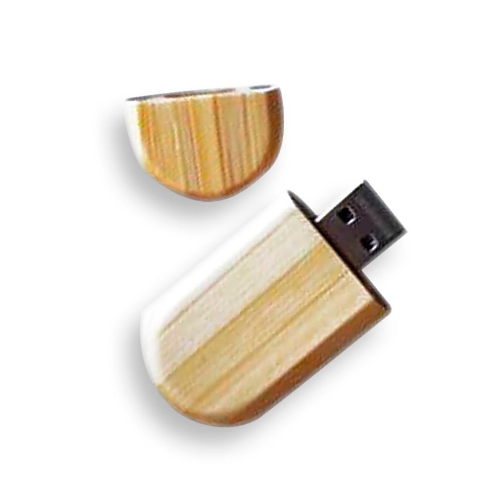 Pen Drive de Bambu para Brindes