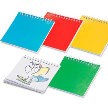 Caderno para colorir personalizado