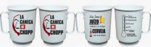 Caneca de Alumínio Colorida para Brinde