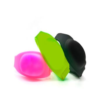 Pulseira de Silicone para Álcool Gel Personalizada + Refil com Bico Dosador