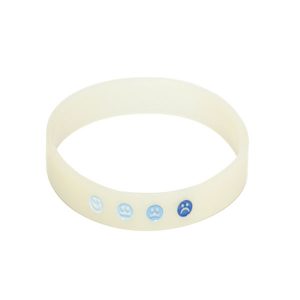 Pulseira de silicone UV que detecta raios solares