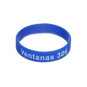 Pulseira de silicone numerada e personalizada