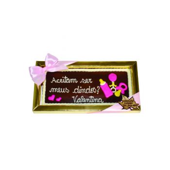 Barra de chocolate personalizada