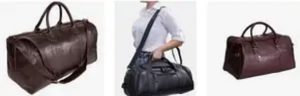 Bolsa de Viagem de Couro 01