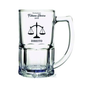 Caneca de chopp personalizada de vidro