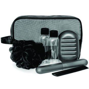 Kit de higiene pessoal masculino para viagem