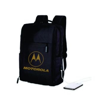 Mochila De Nylon USB