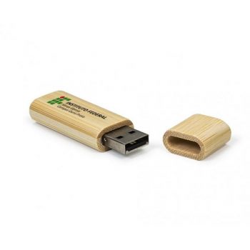 PEN DRIVE BAMBU ARREDONDADO