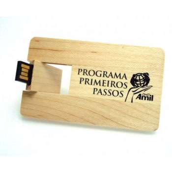 PEN DRIVE BAMBU CARD