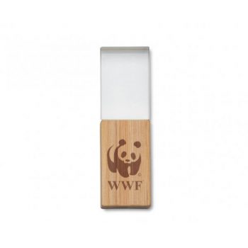 PEN DRIVE BAMBU CRISTAL