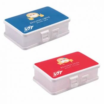 Porta máscara dupla face smile personalizado