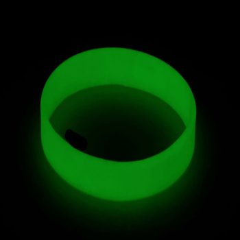 Pulseira de silicone glow-in-dark, brilha no escuro e sem mensagem