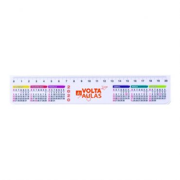 Régua Plástica Personalizada