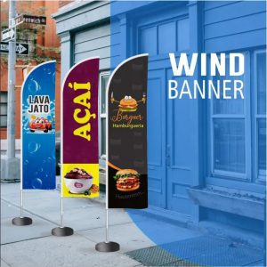 Wind banner personalizado