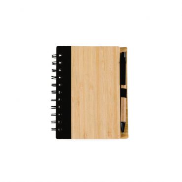 Bloco de Anotação Com Caneta Personalizado Bambu 4