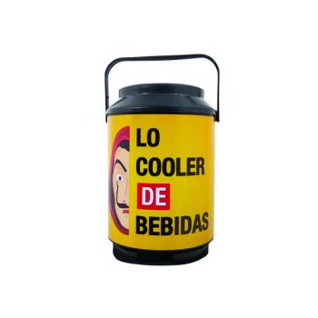 Cooler Térmico Redondo Estampa Cerveja 30 Litros com Alça 4