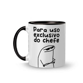 Caneca xícara de cerâmica Flork Bento Meme