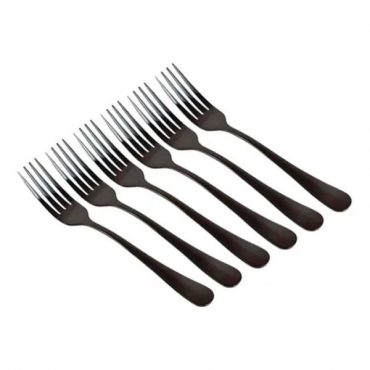 Conjunto-6-Garfos-De-Aço-Inox-Para-Mesa-Preto-20cm-1