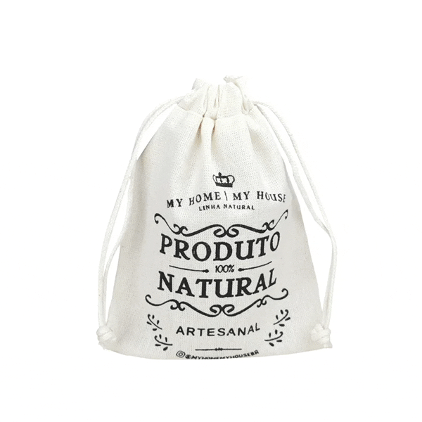 100 Sacos Algodão Crú Personalizados C/logo Bordado