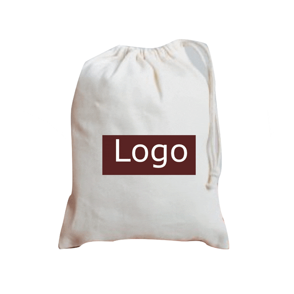 100 Saquinhos De Algodão Cru Personalizados