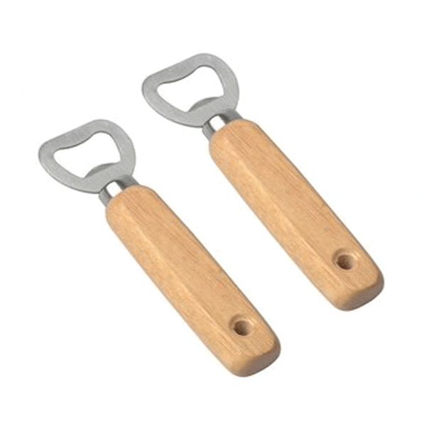 Abridor de garrafa de madeira