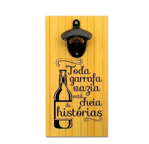 Abridor de garrafa de parede