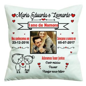 Almofadas personalizadas para namorado