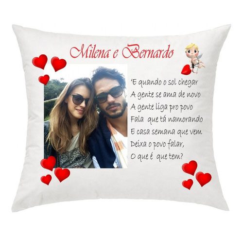 Almofadas personalizadas para namorado