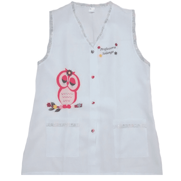 Avental Jaleco Professora Personalizado