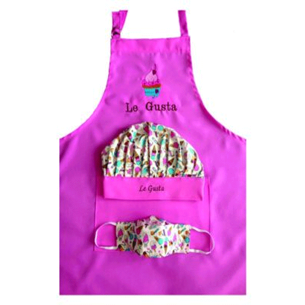 Avental personalizado confeitaria brindes