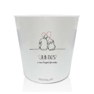 Balde de pipoca dia dos namorados personalizados