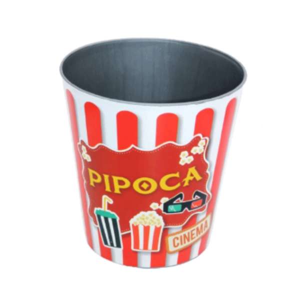 Balde de pipoca personalizado cinema