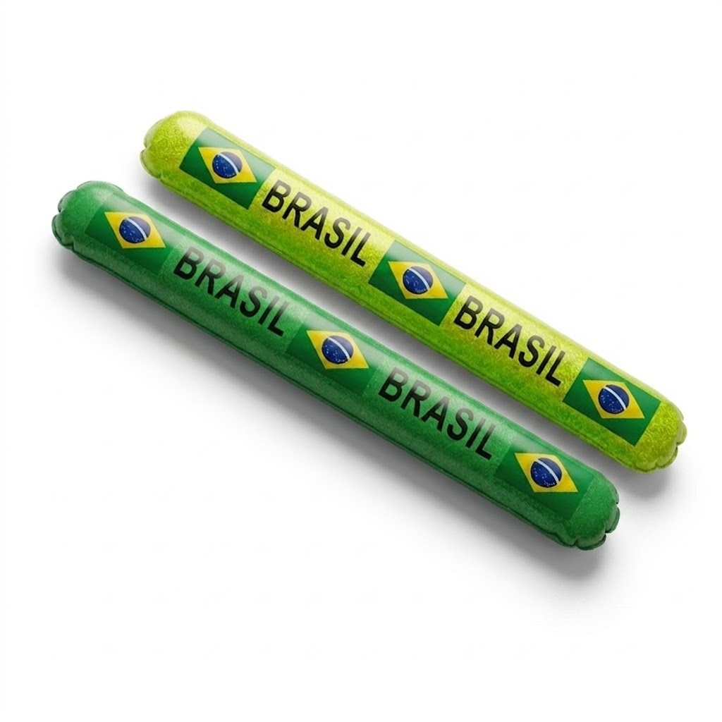 Bastão Bate-bate Inflável Copa Torcida Brasil