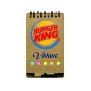 Bloco de Anotação Ecológico Com Post-it