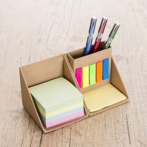 Bloco de Anotações Cubo com Porta Clip