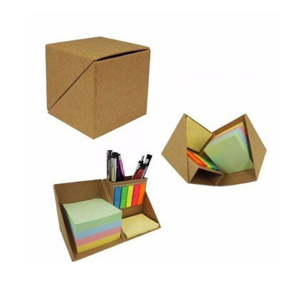 Bloco de anotações personalizado cubo