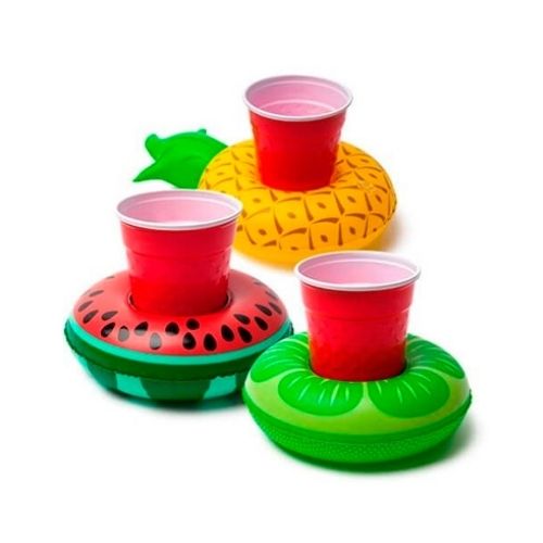 Boia inflável porta copos personalizada