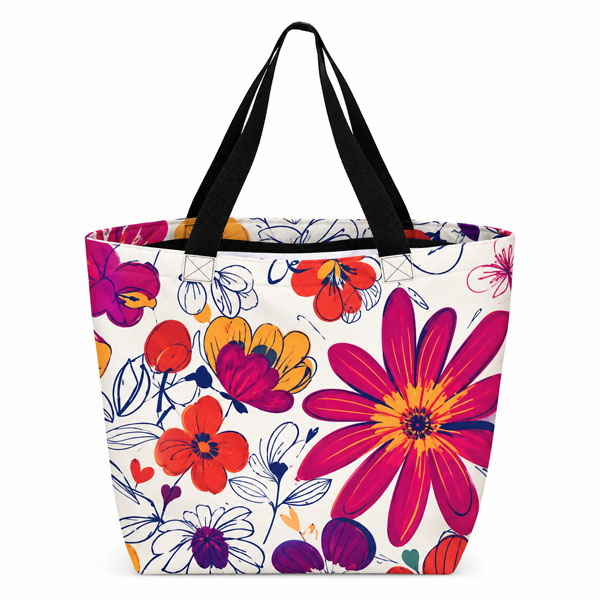 Bolsa Térmica com Estampa de Flor