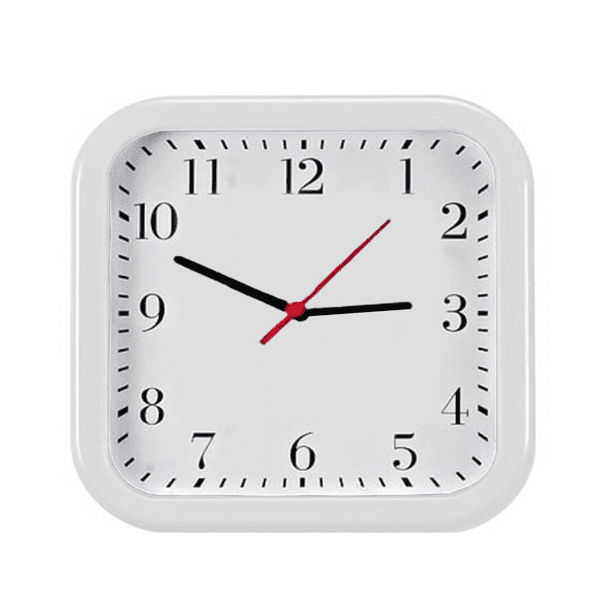 Brinde Relogio Personalizado – Quadrado