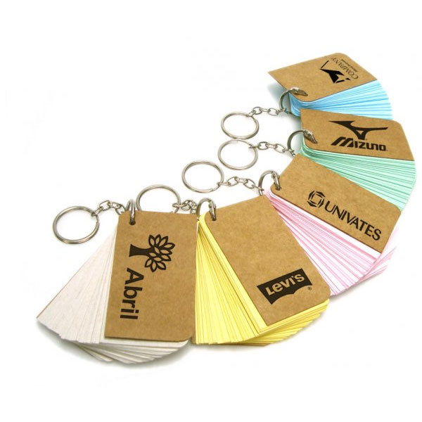 CHAVEIRO NOTAS KRAFT COLOR