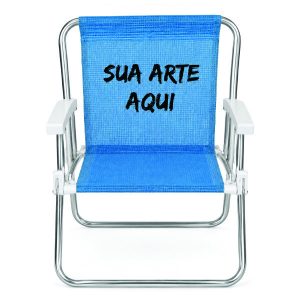Cadeira de Praia Personalizada com Foto