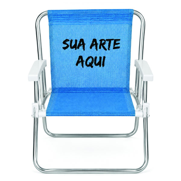 Cadeira de Praia Personalizada com Foto