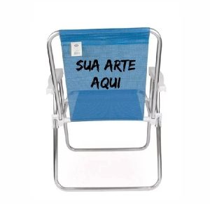 Cadeira de Praia Personalizada com foto