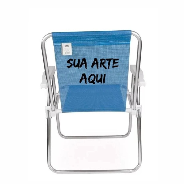 Cadeira de Praia Personalizada com foto