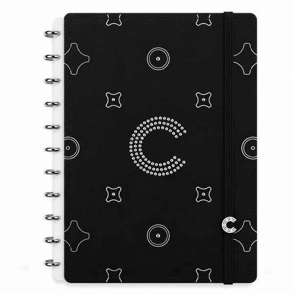 Caderno Capa Dura Swarovski Elegant