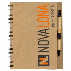 Caderno ecológico promocional