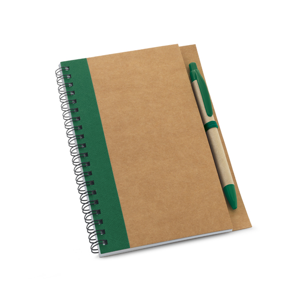 Caderno papel kraft
