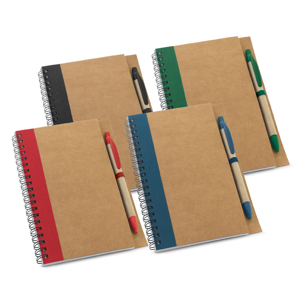 Caderno papel kraft