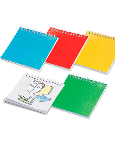 Caderno para colorir personalizado