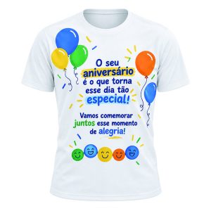 Camisetas Personalizadas para Aniversário